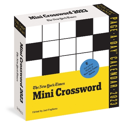 The New York Times Mini Crossword Page-A-Day Calendar for 2023: For Crossword Beginners and Puzzle Pros book