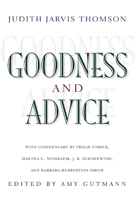 Goodness and Advice book