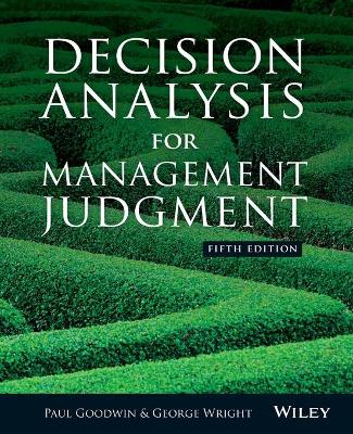 Decision Analysis for Management Judgment book