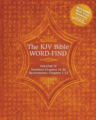 The KJV Bible Word-Find: Volume 4, Numbers 16-36, Deuteronomy 1-23 book