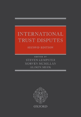 International Trust Disputes book