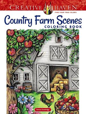 Creative Haven Country Farm Scenes Coloring Book book