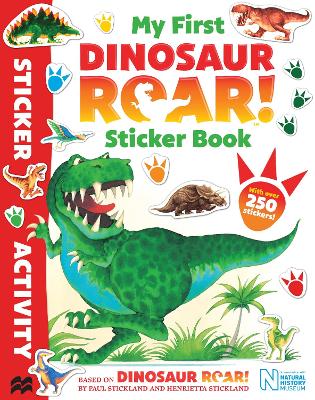 My First Dinosaur Roar! Sticker Book by Henrietta Stickland