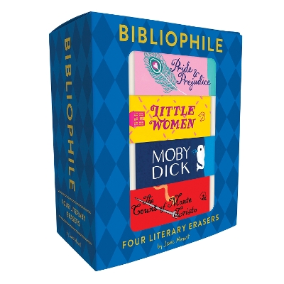 Bibliophile Erasers book