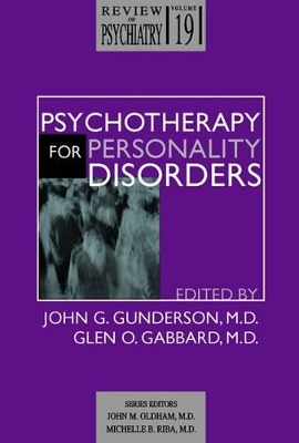 Psychotherapy for Personality Disorders book