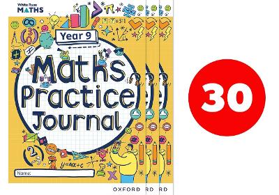 White Rose Maths Practice Journals Year 9 Workbooks: Pack of 30 book