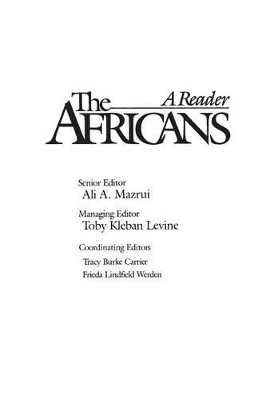 Africans book