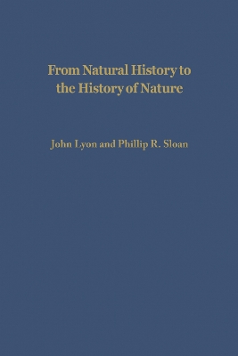 From Natural History to the History of Nature book