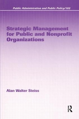 Strategic Management for Public and Nonprofit Organizations book