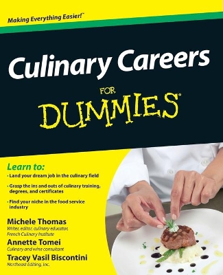 Culinary Careers For Dummies book