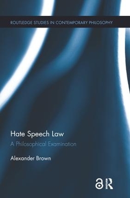 Hate Speech Law by Alex Brown