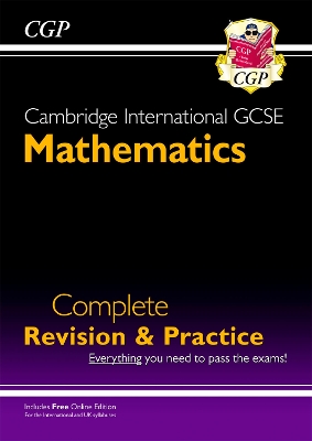 Cambridge International GCSE Maths Complete Revision & Practice: Core & Extended + Online Ed book