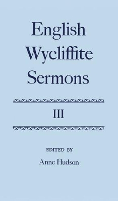 English Wycliffite Sermons: Volume III book