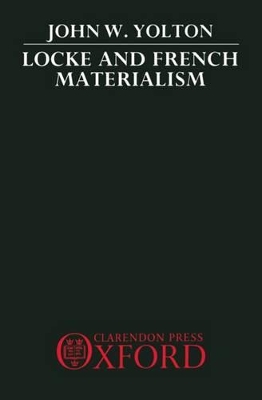 Locke and French Materialism book