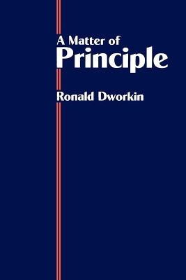 Matter of Principle book