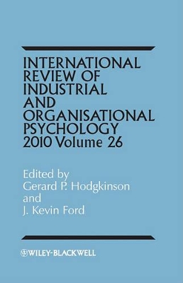 International Review of Industrial and Organizational Psychology 2011 book