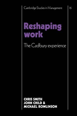 Reshaping Work book