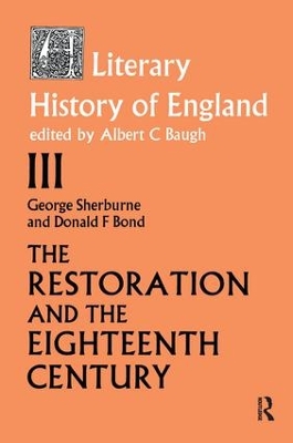 The Literary History of England by Donald F. Bond