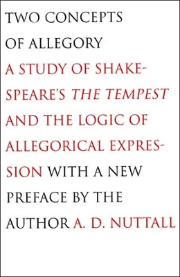 Two Concepts of Allegory book