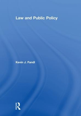 Law and Public Policy book