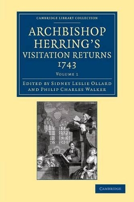 Archbishop Herring's Visitation Returns, 1743 book