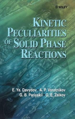 Kinetic Peculiarities of Solid Phase Reactions book