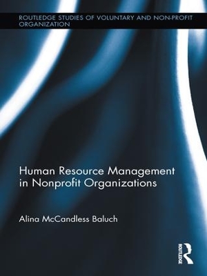 Human Resource Management in Nonprofit Organizations book