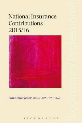 National Insurance Contributions by Sarah Bradford