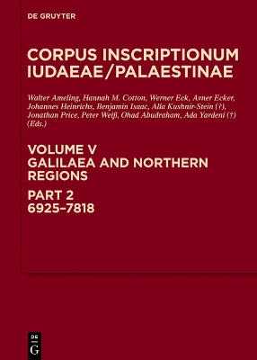Galilaea and Northern Regions: 6925-7818 book