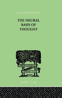 The Neural Basis of Thought by George G & Elliot Smith Campion