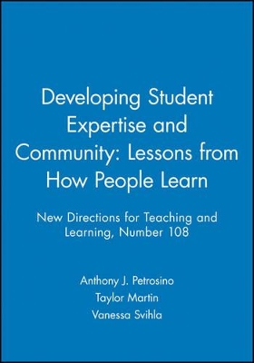 Developing Student Expertise and Community book