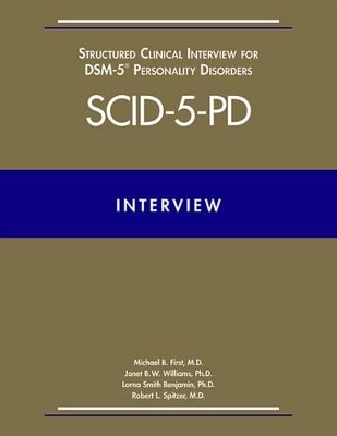 Structured Clinical Interview for DSM-5® Personality Disorders (SCID-5-PD) book