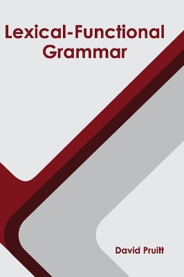 Lexical-Functional Grammar book