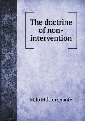 The doctrine of non-intervention book