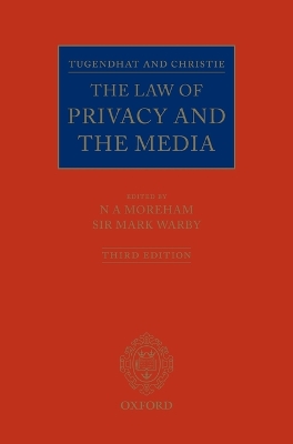 Tugendhat and Christie: The Law of Privacy and The Media book