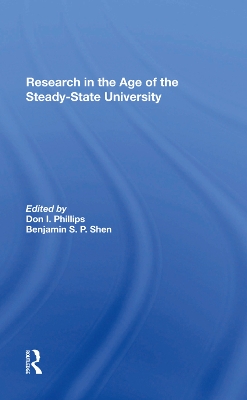 Research In The Age Of The Steadystate University book