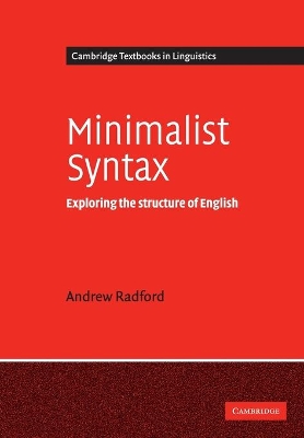 Minimalist Syntax book