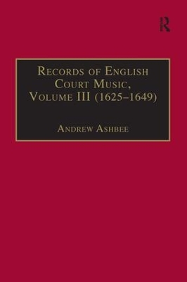 Records of English Court Music book