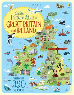 Sticker Picture Atlas of Great Britain and Ireland book