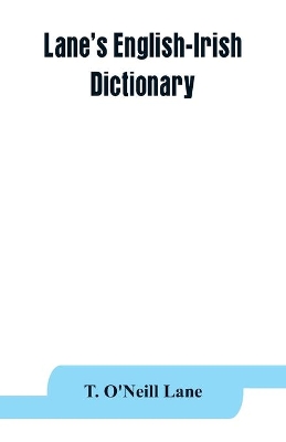 Lane's English-Irish dictionary book