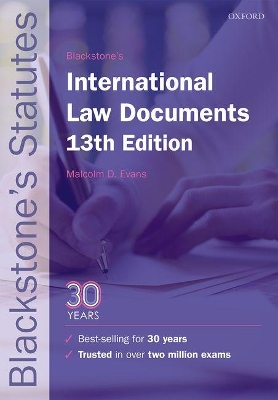 Blackstone's International Law Documents by Malcolm Evans