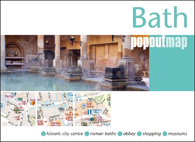 Bath PopOut Map by PopOut Maps