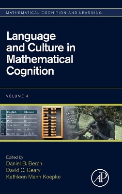 Language and Culture in Mathematical Cognition book