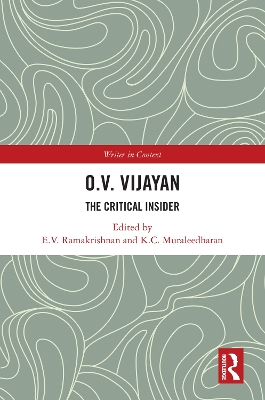 O. V. Vijayan: The Critical Insider book