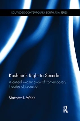 Kashmir's Right to Secede book