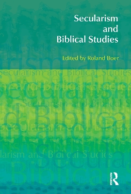 Secularism and Biblical Studies book
