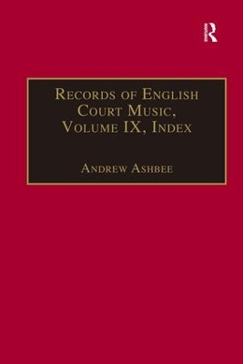 Records of English Court Music book