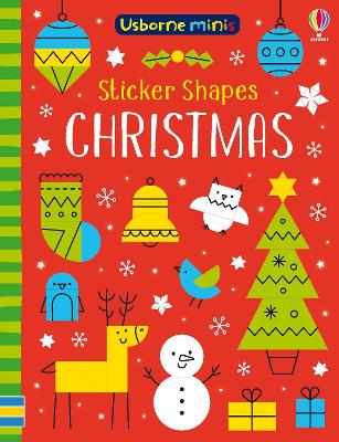 Sticker Shapes Christmas book