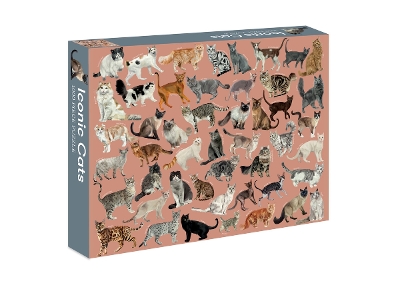 Iconic Cats : 1000 piece jigsaw puzzle  book