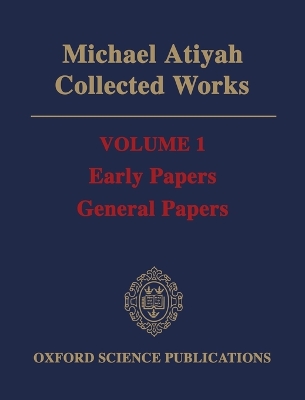 Michael Atiyah Collected Works book